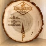 FoxPromo Patriot's Blend Wooden Engraved Plaque